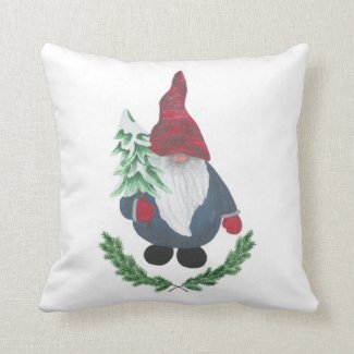 Tomten Throw Pillow