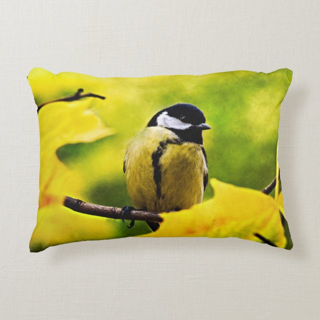 Tomtit - Dressed To The Season Decorative Pillow (Front)