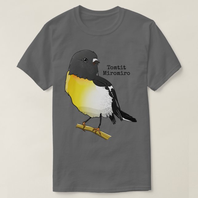 Tomtit Miromiro T-Shirt (Design Front)