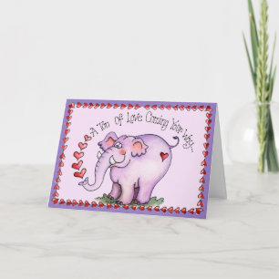 Ton of Love - Greeting Card