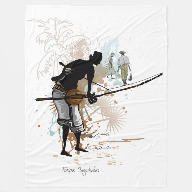 Ton Pa Fleece Blanket (Front)