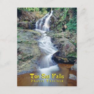 Ton Sai Waterfall, Phuket, Thailand Postcard