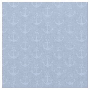 Tonal Anchors on Blue Fabric