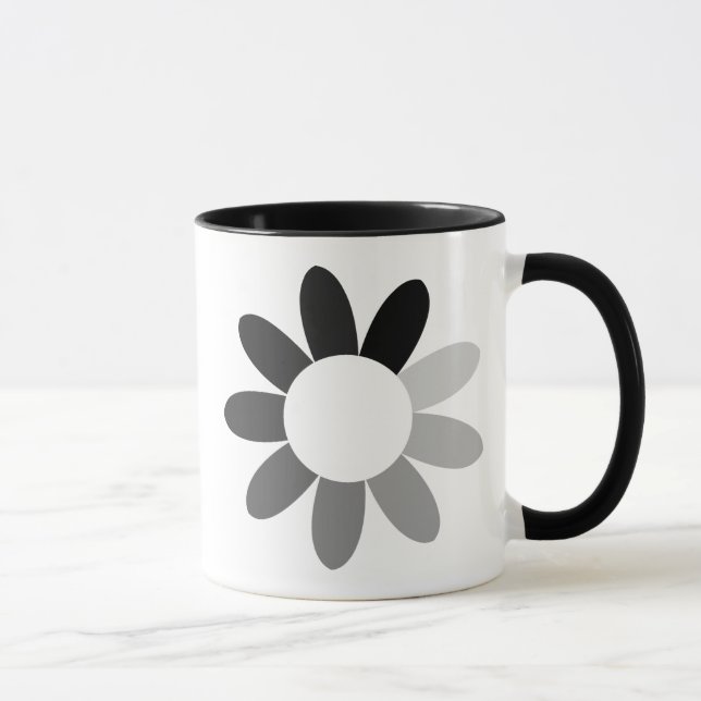 Tonal flower Design Mug (Right)