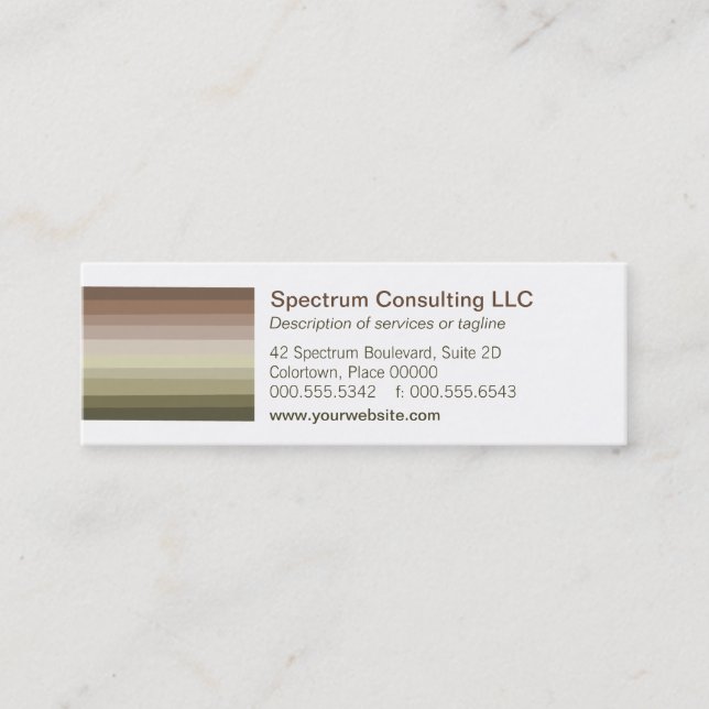 Tonal Spectrum Business Card (Front)