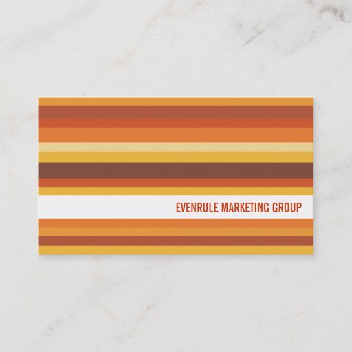 Customizable Tonal Stripes Business Card