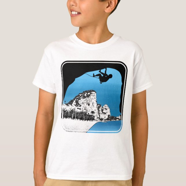 Tonasi Railei Beach Rock Climbing T-Shirt (Front)