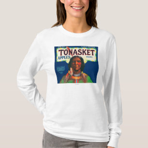 Tonasket Apple Label - Tonasket, WA T-Shirt
