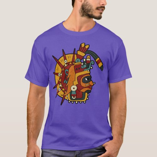 Tonatiuh Aztec God Sun God Mayan Inca Toltec Gift2 T_Shirt