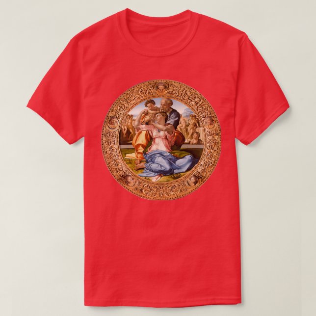 Tondo Doni 15041506 Michelangelo T-Shirt (Design Front)