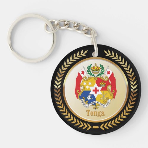 Tonga Coat Of Arms Keychain