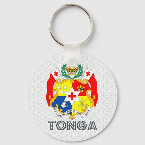 Tonga Coat of Arms Keychain