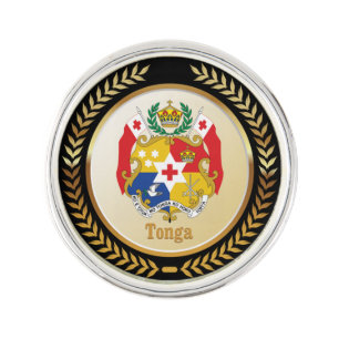 Tonga Coat Of Arms Lapel Pin