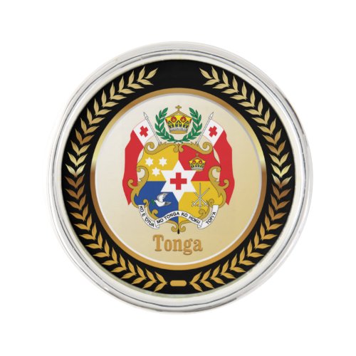 Tonga Coat Of Arms Lapel Pin