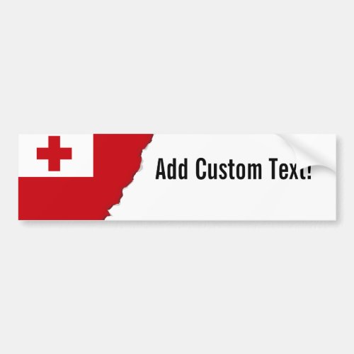 Tonga Flag Bumper Sticker