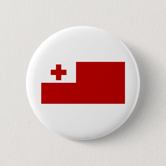 Tonga Flag Button (Front)