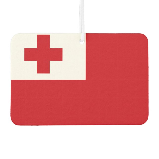 Tonga Flag Car Air Freshener (Front)