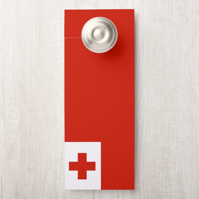 Tonga flag door hanger (On Knob)