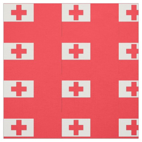 Tonga Flag Fabric