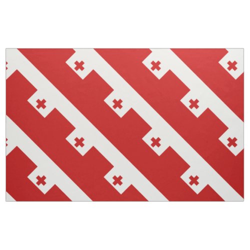 TONGA FLAG FABRIC