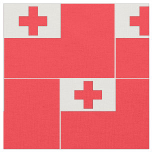 Tonga Flag Fabric