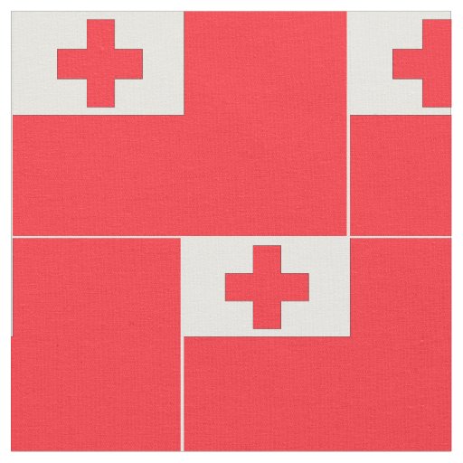 Tonga Flag Fabric