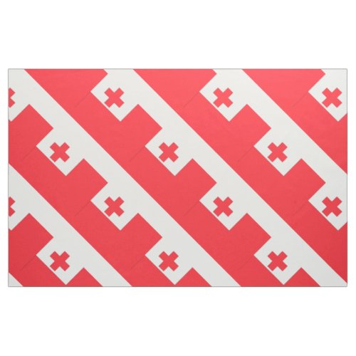 Tonga Flag Fabric