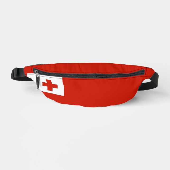 Tonga flag fanny pack (Front)
