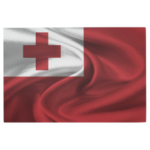 Tonga Flag Metal Print