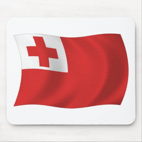Tonga Flag Mousepad