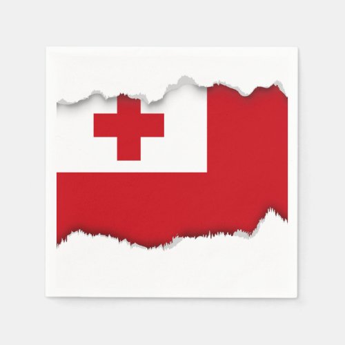 Tonga Flag Napkins