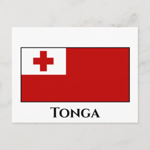 Tonga Flag Postcard