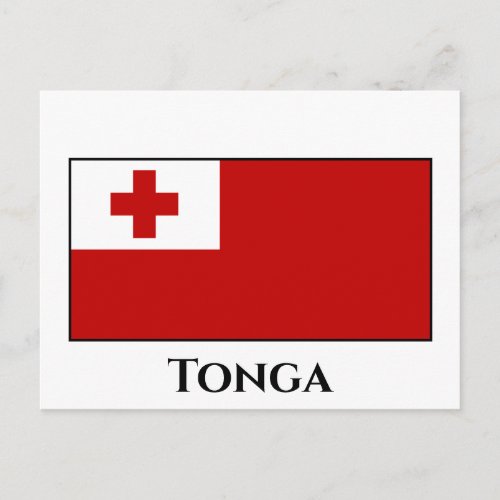 Tonga Flag Postcard