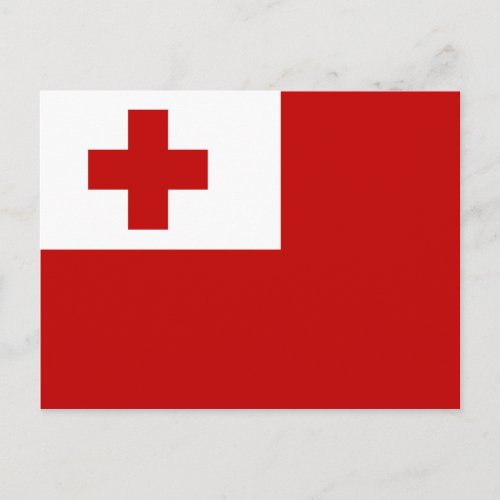 Tonga Flag Postcard