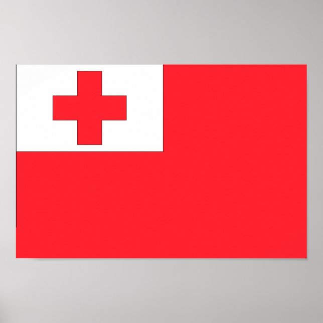 Tonga Flag Poster (Front)