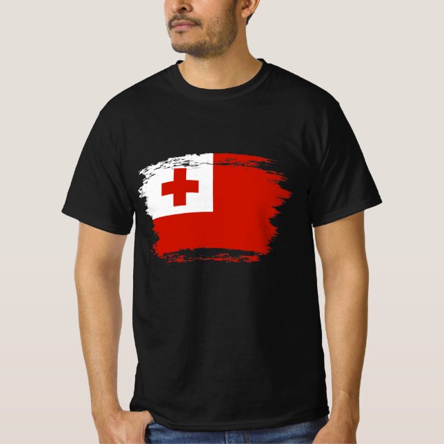 Tonga flag T-Shirt (Front)