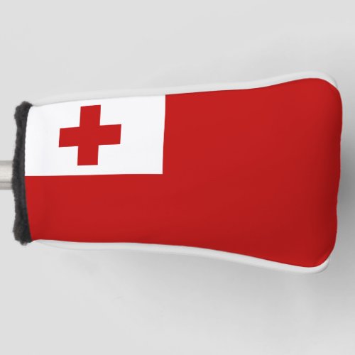 Tonga Island Flag Red Cross Golf Head Cover