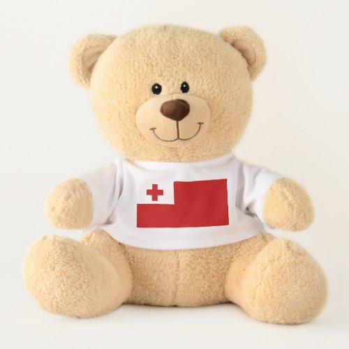 Tonga Island Flag Red Cross Teddy Bear