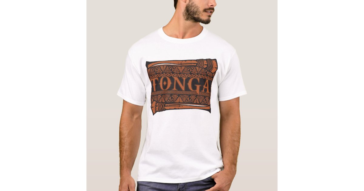 Tonga All Over T Shirt Tongan Wave Style