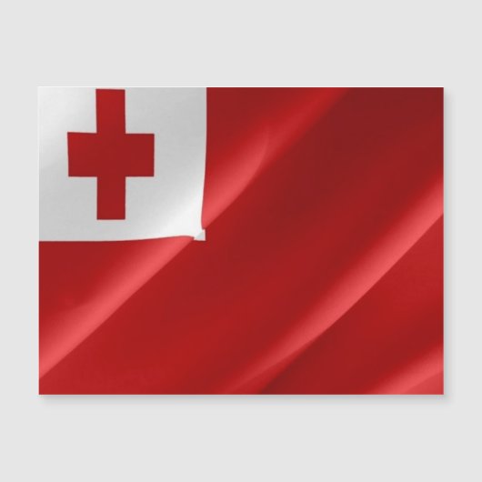 Tonga - Waving Flag - (Front)