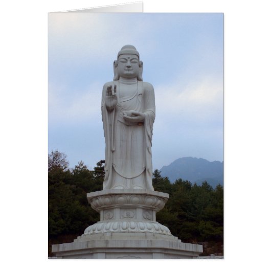 Tongail-Daebul Buddha Statue (Card) Cards (Front)