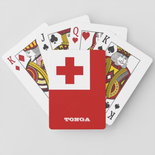 Tongan Flag Games Tonga Playing Cards