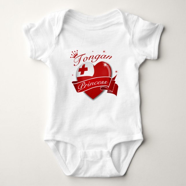 Tongan Princess Baby Bodysuit (Front)