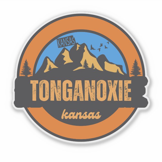 Tonganoxie, Kansas Sticker (Front)