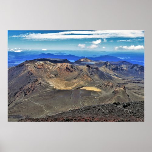 Tongariro Alpine Crossing Poster