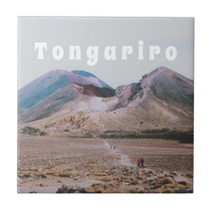 Tongariro National Park, New Zealand Souvenir Ceramic Tile