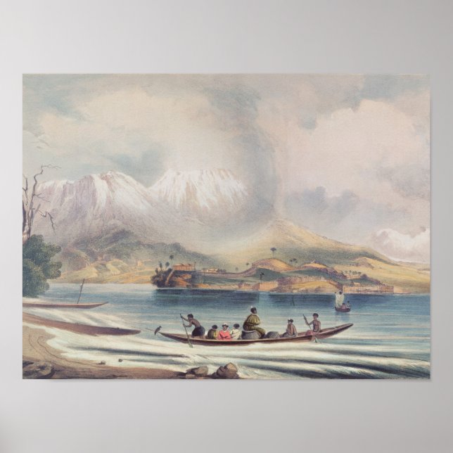 Tongariro Volcano, New Zealand Poster (Front)