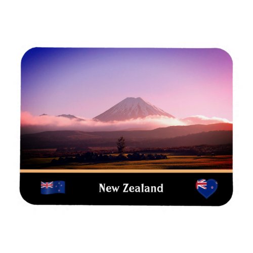 Tongariro Vulcano  New Zealand Aotearoa Magnet