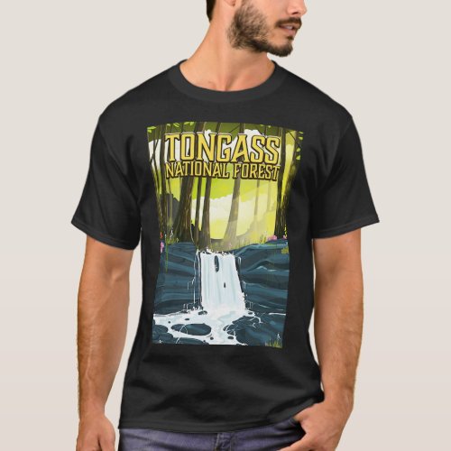 Tongass National Forest travel poster T_Shirt