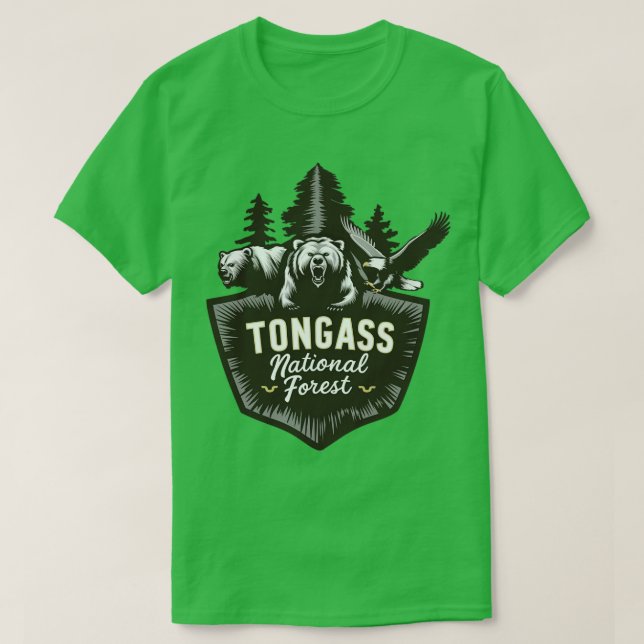 Tongass Wildlife TShirt (Design Front)